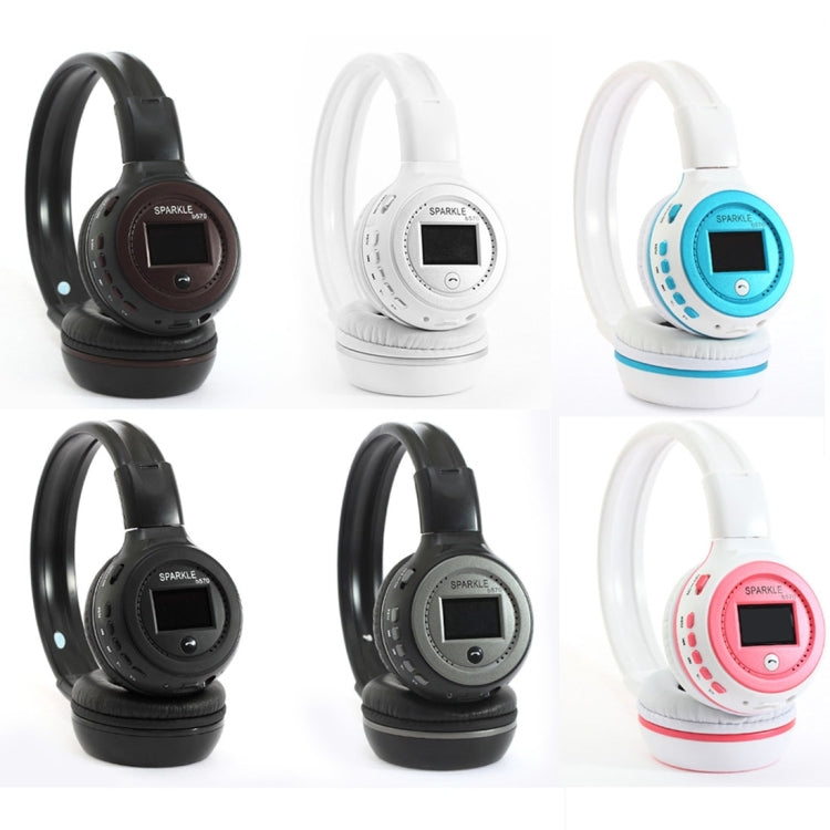 ZEALOT B570 Stereo Wired Wireless Bluetooth Subwoofer Headset with LED Color Screen Design & HD Microphone & FM, For Mobile Phones & Tablets & Laptops, Support 32GB TF Card Maximum(Grey) by ZEALOT