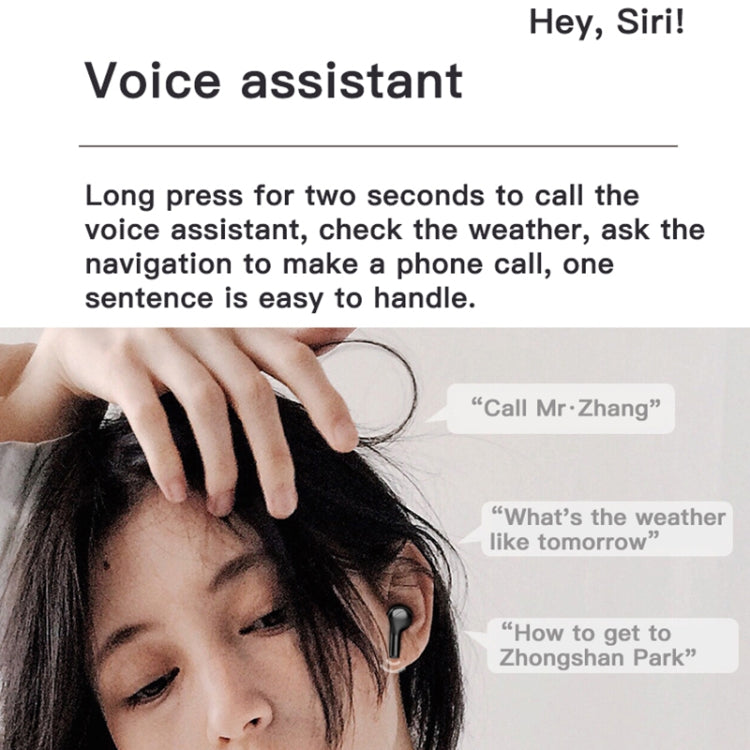 278 TWS External Noise Cancelling Touch Bluetooth Earphone with Charging Box, Support Three-screen Battery Display & Power Bank & Call & Voice Assistant(White) by bashfashion