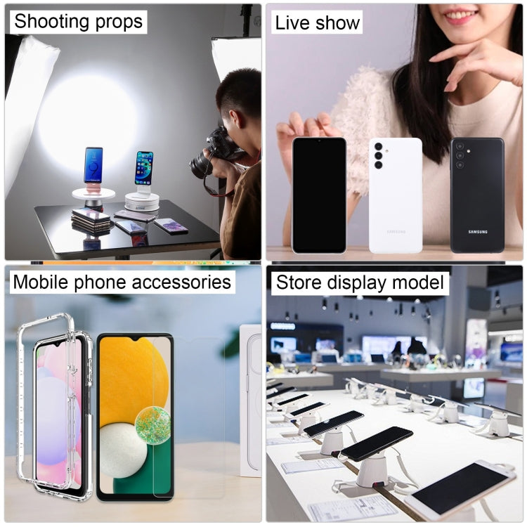 For Samsung Galaxy A13 Black Screen Non-Working Fake Dummy Display Model(White) by bashfashion