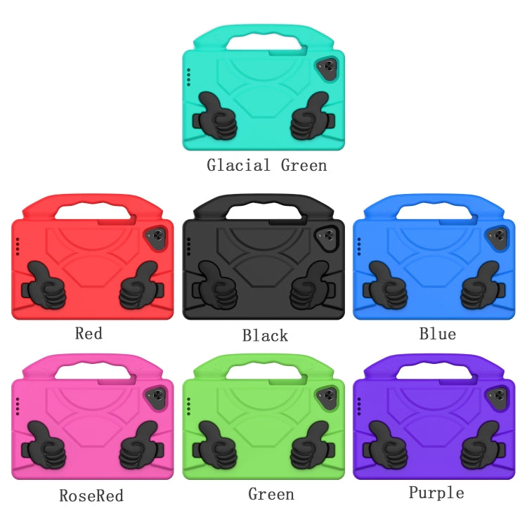 For Samsung Galaxy Tab A7 Lite T220 / T225 Thumb Bracket EVA Shockproof Tablet Case(Rose Red) by bashfashion