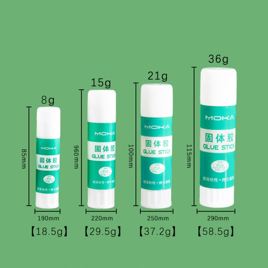 12pcs 15g MOKA Solid Glue Student Stationery Children Handmade Solid Glue Stick by MOKA