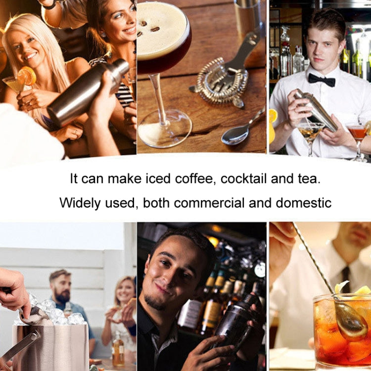 750ml 4 In 1 Stainless Steel Mixer Set With Bamboo Stand Shaker Tools by bashfashion