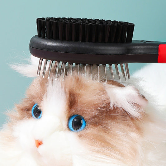 Large Pet Double Sided Comb With Protective Points Cat Dog Clean Grooming Comb by bashfashion