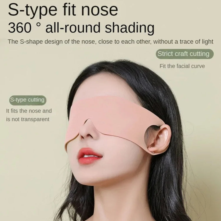 Strong Blackout Soft Relieve Fatigue Eye Protection Skin-Friendly Breathable Elasticity Washable Eye Mask, Size: M(Skin Color) by bashfashion