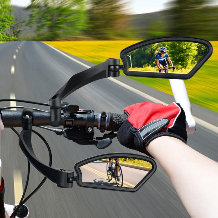 Bicycle Stainless Steel Mirror Foldable Rotating Rearview Mirror, Model: 027 Single Right by bashfashion