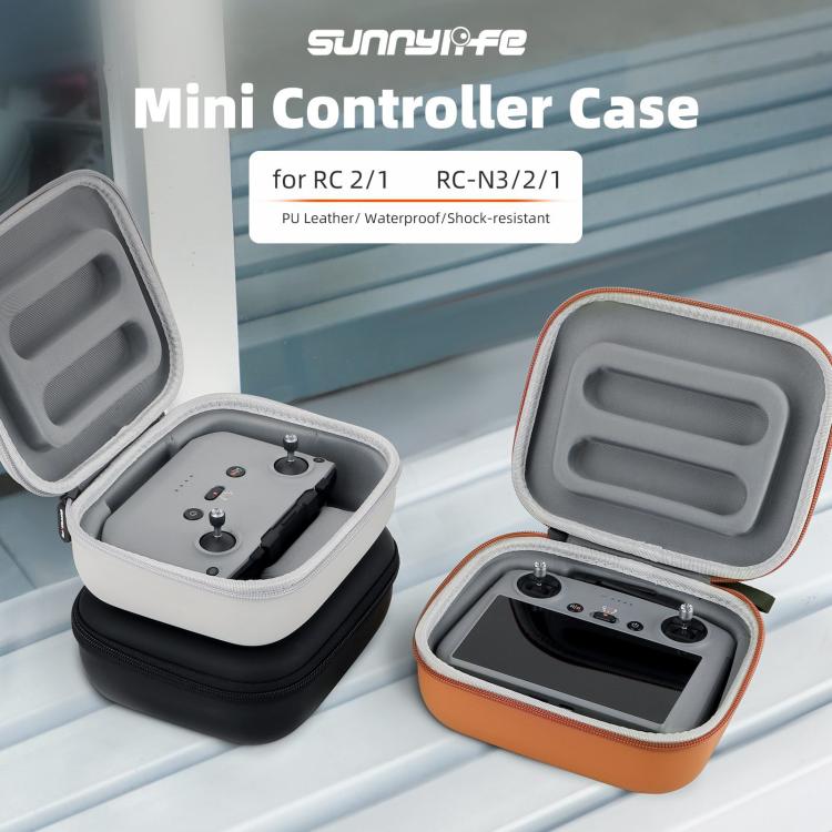 Sunnylife Mini Carrying Case Protective Handbag Portable Clutch Storage Bag for DJI RC 2 / 1 / RC-N3 / N2 / N1 (Grey) by Sunnylife