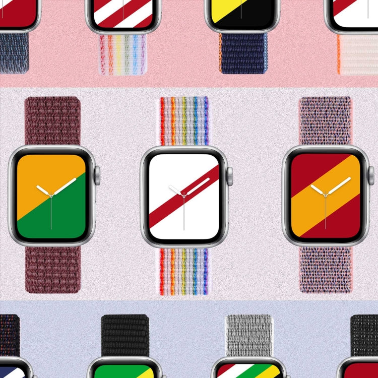 Hook and Loop Fastener Dual Section Watch Band For Apple Watch Ultra 49mm&Watch Ultra 2 49mm / Series 9&8&7 45mm / SE 3&SE 2&6&SE&5&4 44mm / 3&2&1 42mm(Reflective White) by bashfashion