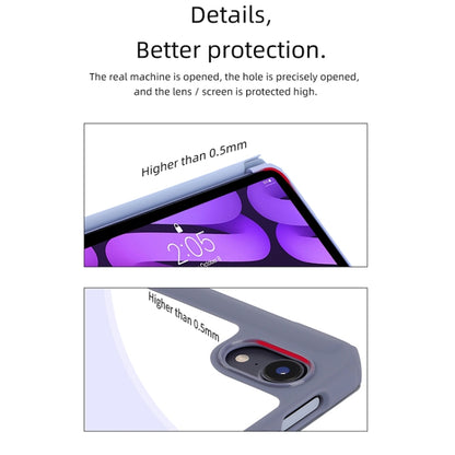 For iPad mini 6 / mini 2024 Mutural Pinyue Series Horizontal Flip Tablet Case with Holder & Pen Slot & Sleep / Wake-up Function(Black) by Mutural