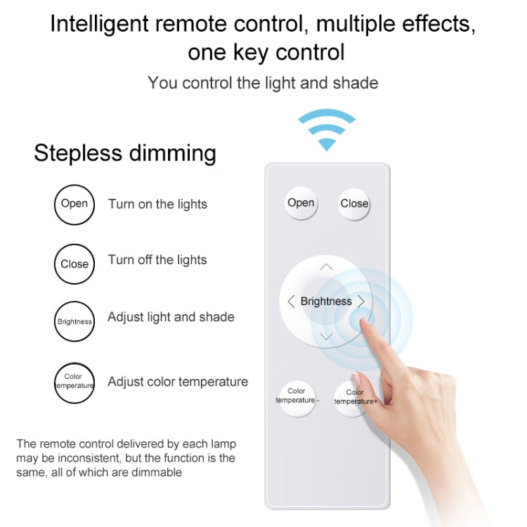 Macaron LED Round Ceiling Lamp, Stepless Dimming, Size:60cm(Green) by bashfashion