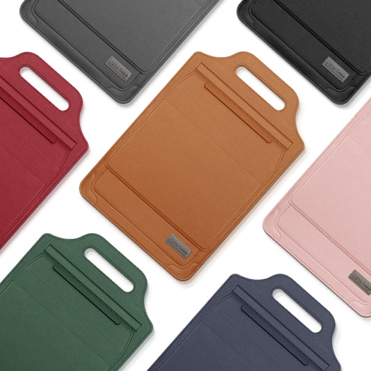 15 inch Multifunctional Mouse Pad Stand Handheld Laptop Bag(Green) by bashfashion