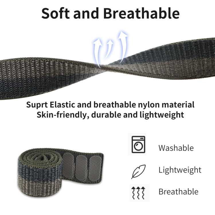 For Garmin Fenix 7 Hook And Loop Fastener Nylon Watch Band(Camouflage Blue) by bashfashion