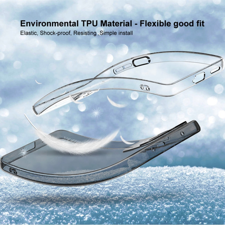 For Google Pixel 7 IMAK UX-5 Series Transparent Shockproof TPU Protective Phone Case(Transparent Black) by imak