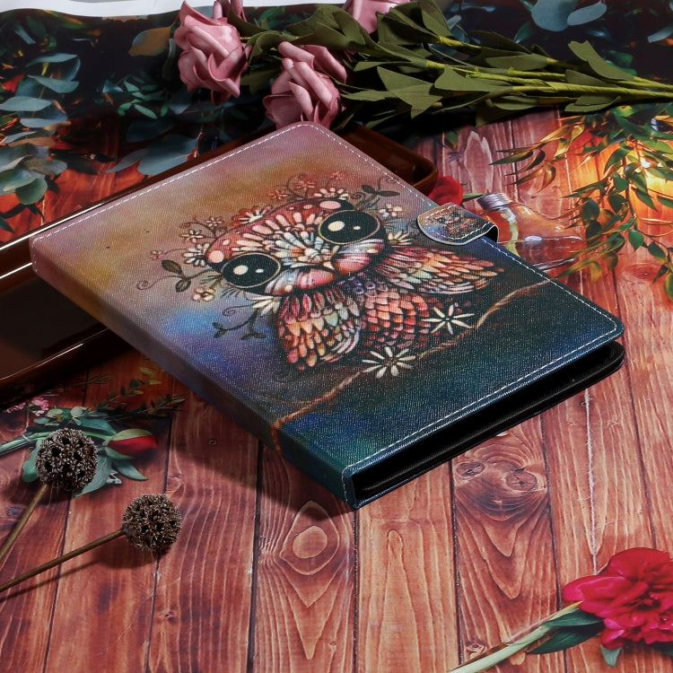 For 7 inch Tablet PC Universal Coloured Drawing Pattern Horizontal Flip Leather Case with Holder & Card Slot(Owl) by bashfashion