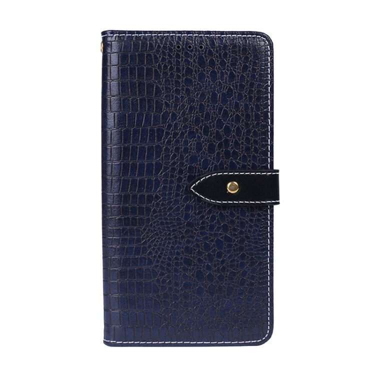 For Leagoo S11 idewei Crocodile Texture Horizontal Flip Leather Case with Holder & Card Slots & Wallet(Dark Blue) by idewei