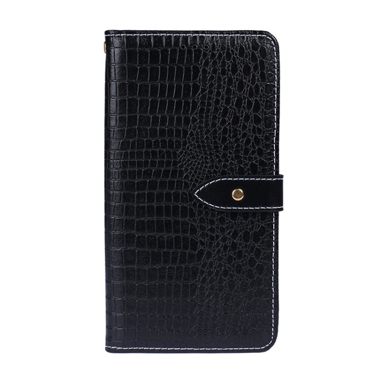 For Cubot J5 idewei Crocodile Texture Horizontal Flip Leather Case with Holder & Card Slots & Wallet(Black) by idewei