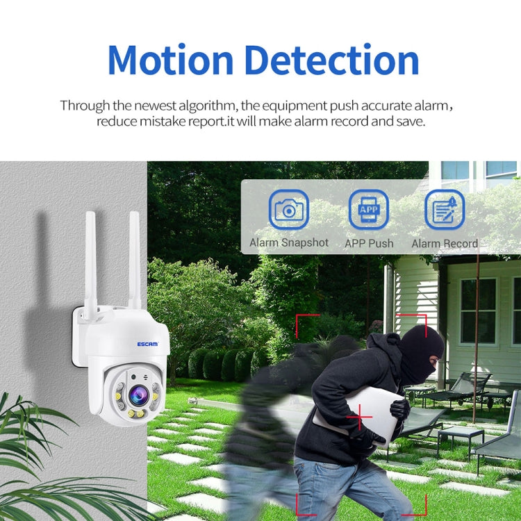 ESCAM TV114 4MP WiFi Camera Support Two-Way Voice & Night Vision & Motion Detection, Specification:US Plug by ESCAM