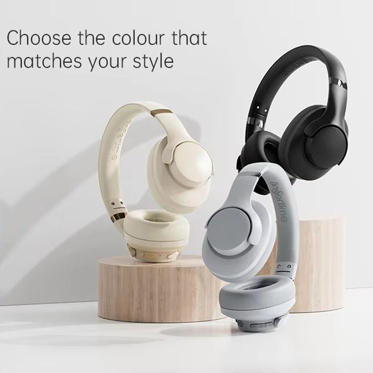 BT048 ANC Noise Reduction Bluetooth 5.3 Wireless Headset(Apricot) by bashfashion