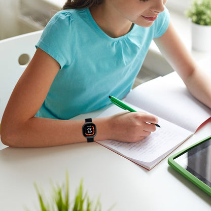 For Fitbit Ace LTE Nylon Loop Watch Band(Sea Shell Color) by bashfashion