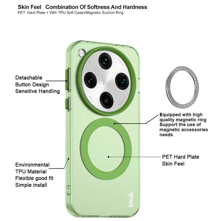 For OPPO Find X8 Pro IMAK Candy Series Shockproof MagSafe Phone Case(Orange) by imak