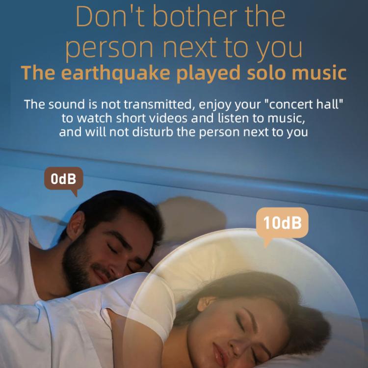 BLD07 Bone Conduction Bluetooth 5.4 Sleep Speaker(Grey) by bashfashion