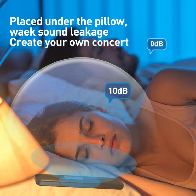 SLEEP BOX Bone Conduction Bluetooth 5.3 Sleep Speaker(White) by bashfashion