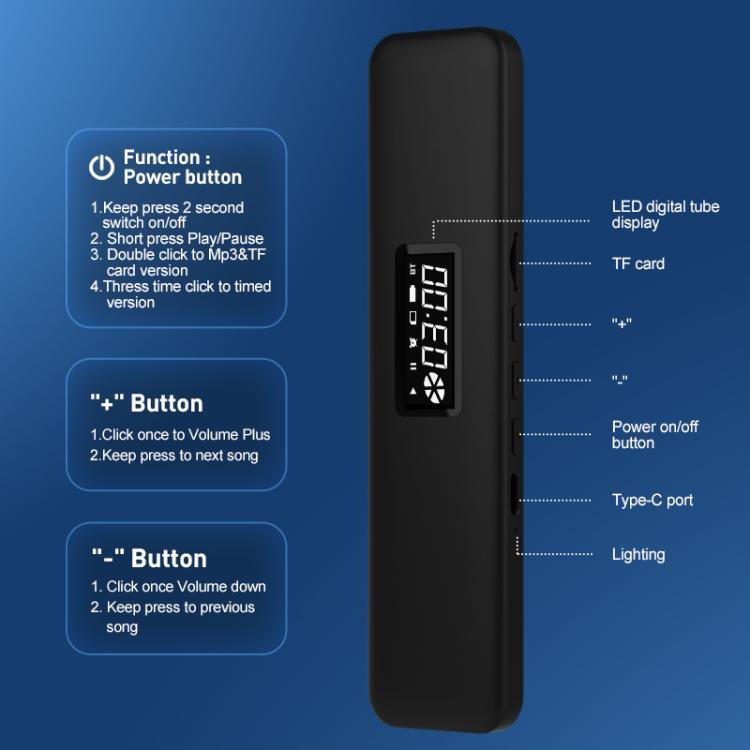 SLEEP BOX Bone Conduction Bluetooth 5.3 Sleep Speaker(White) by bashfashion