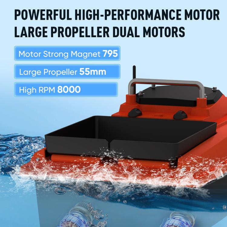 D80B GPS High Power Smart Remote Control Fishing Bait Boat Support Trawling, Plug:UK Plug by bashfashion