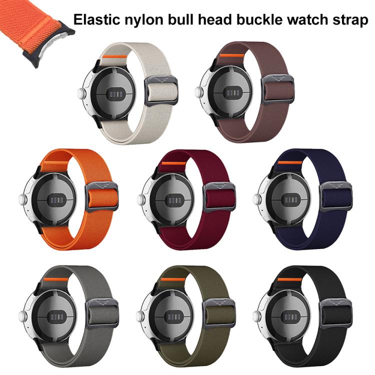 For Google Pixel Watch / Watch2 / Watch3 41mm xDfind Elastic Nylon Watch Band(Starlight) by xDfind
