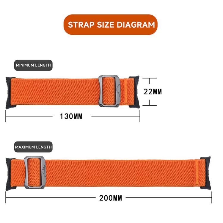 For Google Pixel Watch / Watch2 / Watch3 41mm xDfind Elastic Nylon Watch Band(Army Green) by xDfind