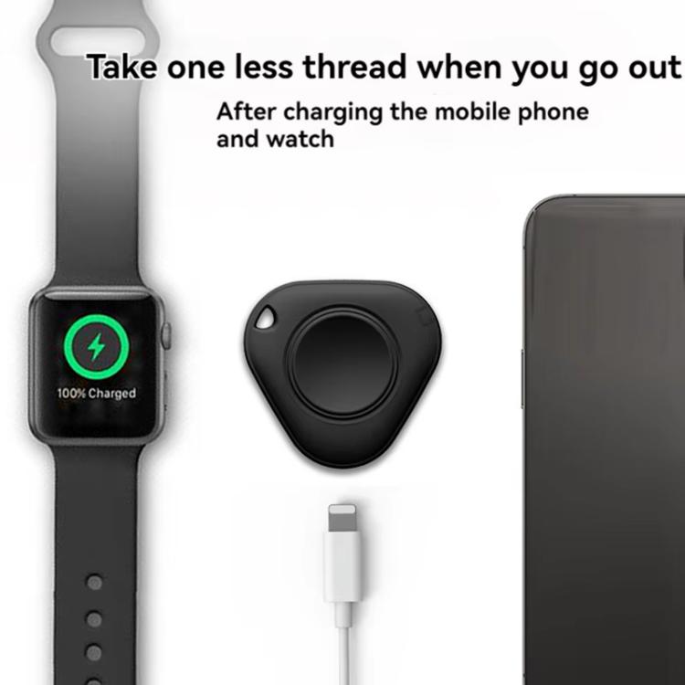 xDfind 8 Pin and Type-C Portable Smart Watch Magnetic Wireless Charger for Apple Watch(White) by xDfind