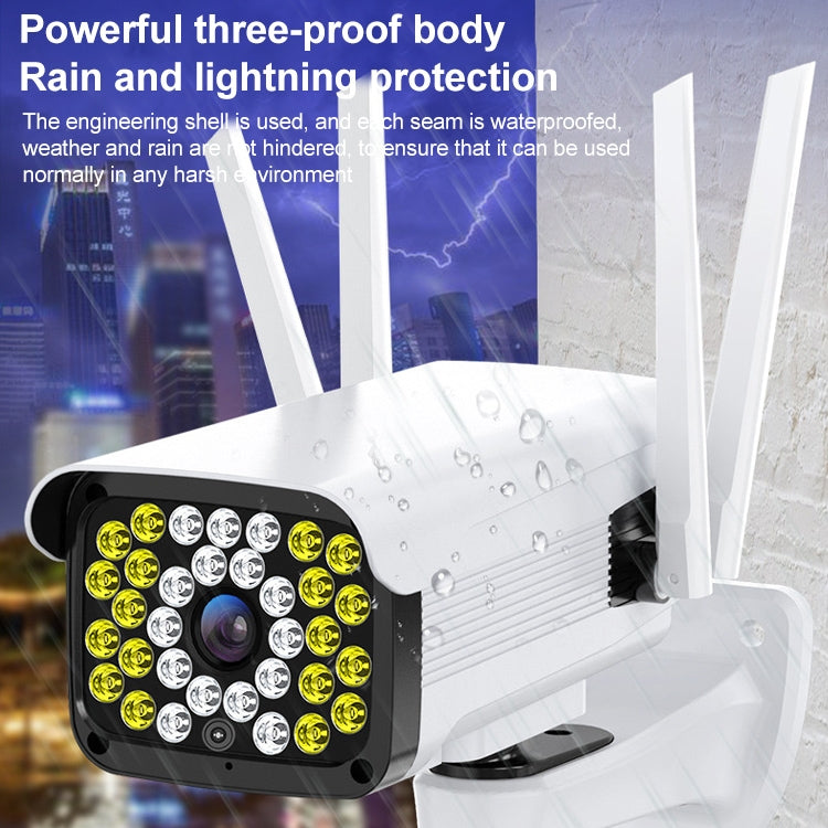 Difang DF-36Q Outdoor HD Surveillance IP Camera, Support Voice Intercom & Night Vision & Human Figure Detection & TF Card, WiFi + HD PTZ Rotation, AU Plug by Difang