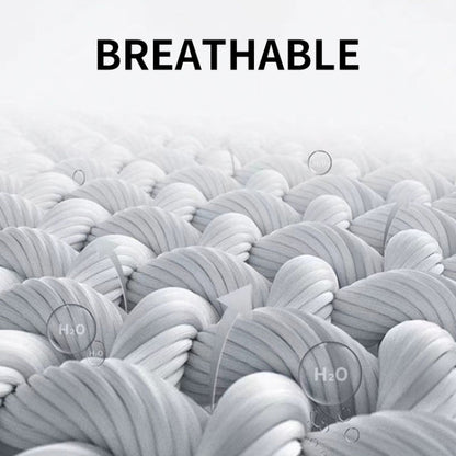 For Xiaomi Mi Band 8 ENKAY Hat-Prince 2 in 1 Set Full Coverage Screen Protector + Elastic Braided Nylon Watch Band(Blue White) by ENKAY