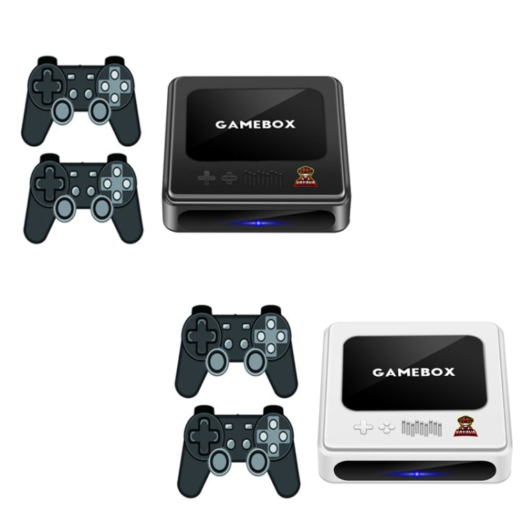 GD10 256G Built-In 60000+ Games Dual System Set-Top Box 3D Home 4K HD TV Game Console Box UK Plug(White) by ANBERNIC