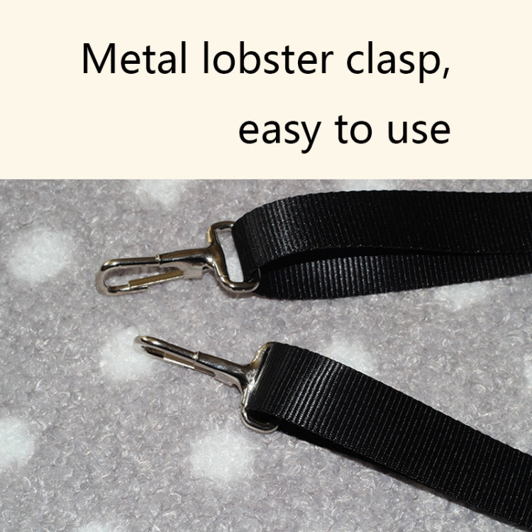 PE-160 Canvas Hanging Cat Cage Hammock Adjustable Length Swing Pet Nest, Size: S(Pink Strawberry) by bashfashion