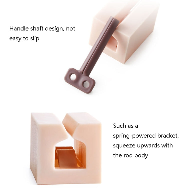 5 PCS TM19014 Lazy Toothpaste Squeezer Manual Toothpaste Extruder(Dark Blue + Yellow) by bashfashion