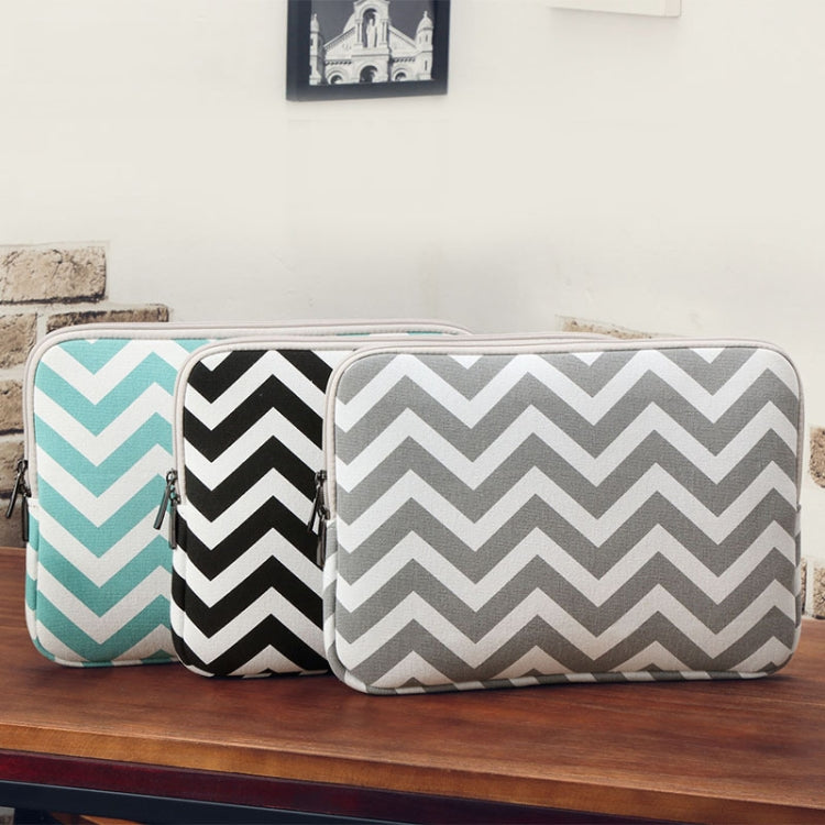 LiSEN LS-525 Wavy Pattern Notebook Liner Bag, Size: 11.6 inches(Light Green) by LiSEN