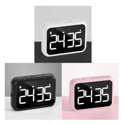 Rechargeable Large Screen LCD Electronic Timing Reminder Alarm Clock Kitchen Baking Timer(Pink) by bashfashion