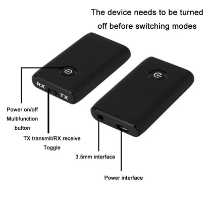 B109S Bluetooth 5.0 Transmitter Receiver Suitable For 3.5MM Computer/TV/Speaker by bashfashion