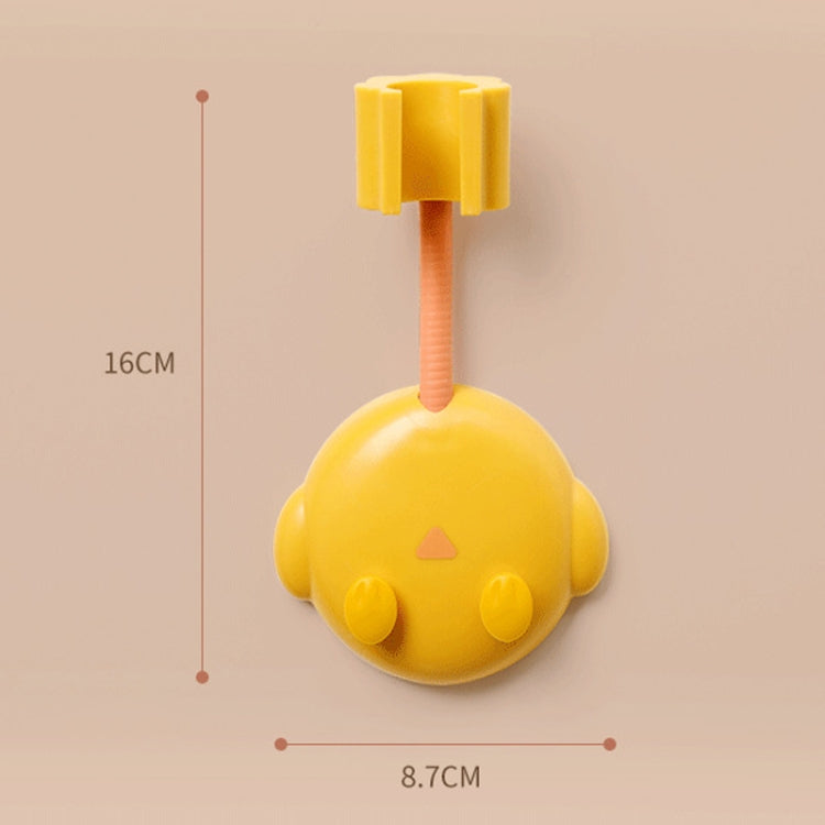 JM049 Cartoon Shower Rack Universal Adjustment Shower Base Fixed Device(White) by bashfashion