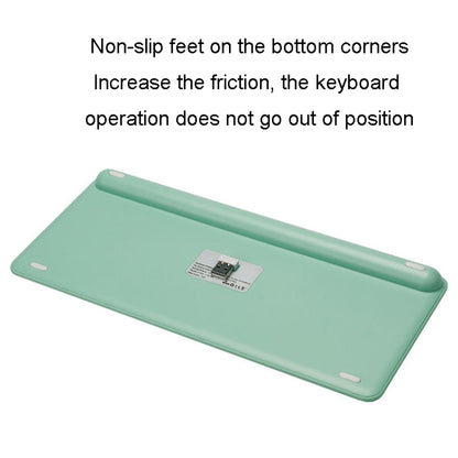 B087 2.4G Portable 78 Keys Dual Mode Wireless Bluetooth Keyboard And Mouse, Style: Keyboard Mouse Set Green by bashfashion