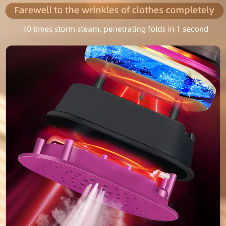 1000W 60ml Water Tank Handheld Garment Steamer with Rotatable Ironing Panel 220V EU Plug by bashfashion