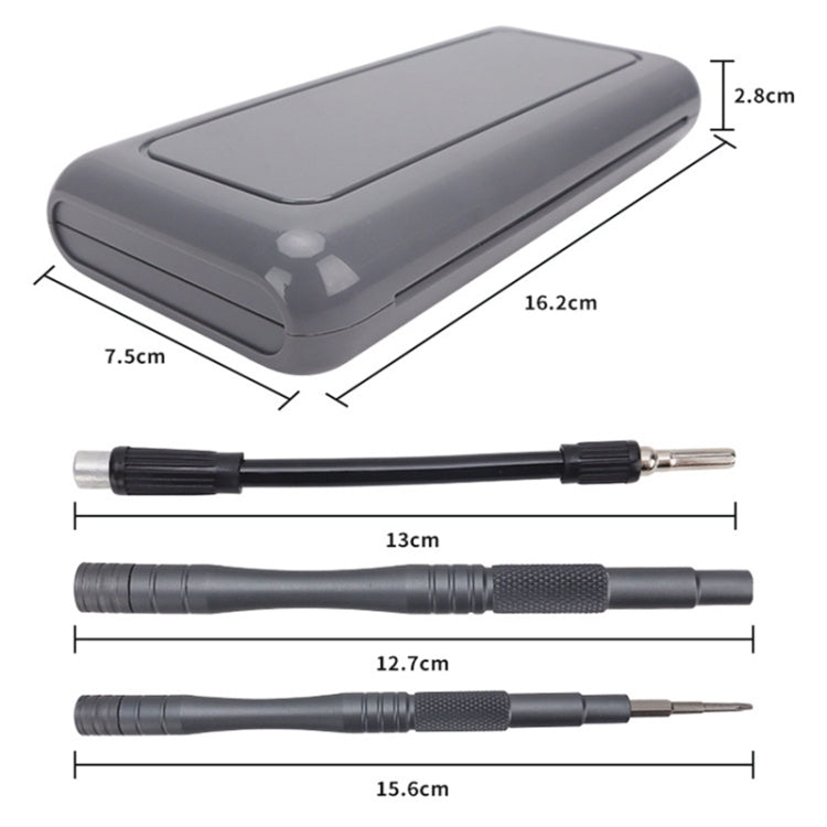 For DJI CQT UAV 30-In-1 Drone Universal Extended Screwdriver Set Disassembly Tool Set(Frosted Gray) by CQT