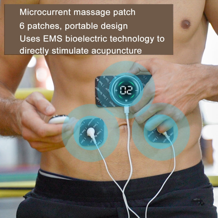 Cervical Massager EMS Pulse Therapy Device Full Body Massage Patch, Spec: Double Host With Remote by bashfashion