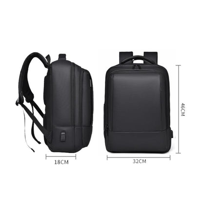 OUMANTU 2103 Large Capacity Multi-Compartment Waterproof Laptop Backpack With USB Port(Gray) by OUMANTU