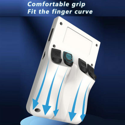 Portable Open Source GBA/FC Arcade Handheld Game Console, Size: 128G(Transparent Gray) by bashfashion