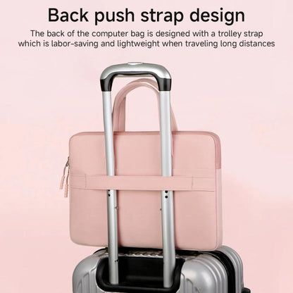 15-15.6inch Universal Laptop Bag Briefcase Multifunctional Shockproof Computer Bag, Color: Black by bashfashion